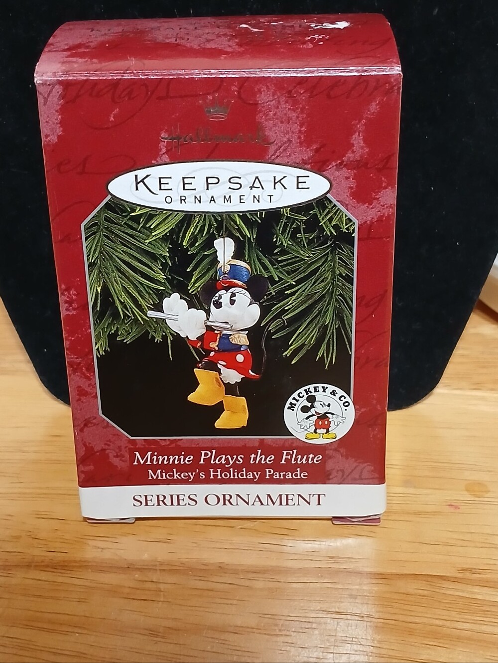 Vintage 1998 Hallmark Minnie Mouse Parade Ornament - Red, Yellow, Blue
